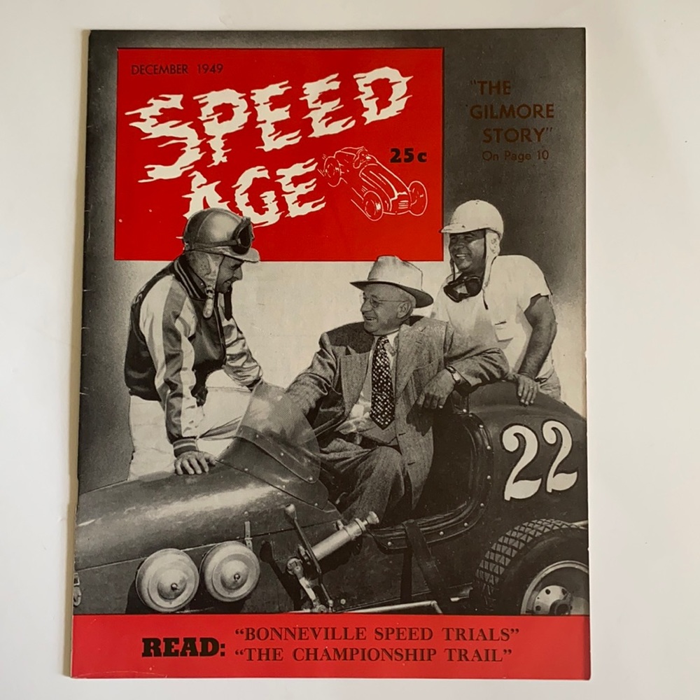 Speed Age Vintage Auto Racing Magazine, December 1949, Vol. 3 No. 8, 36 …